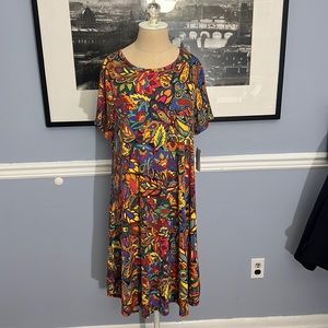 LuLaRoe dress style Carly size L brand new w/tags multicolor